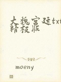 大魏宫廷txt精校版