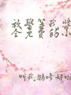 放学等我酱子贝全免费的小说