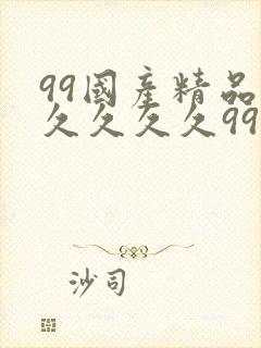 99国产精品久久久久久99