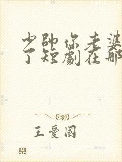 少帅你老婆又跑了短剧在那看