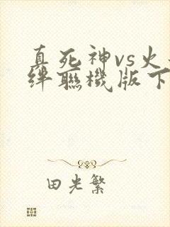 真死神vs火影绊联机版下载