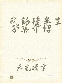 我的后半生剧情分集介绍