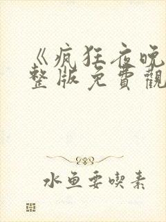 《疯狂夜晚》完整版免费观看