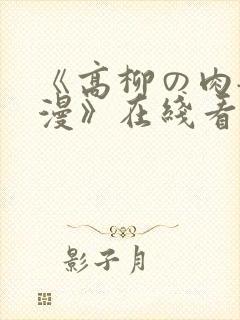 《高柳の肉嫁动漫》在线看