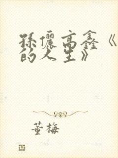 孙俪高鑫《蛮好的人生》