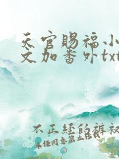 天官赐福小说全文加番外txt