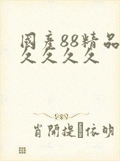 国产88精品久久久久久