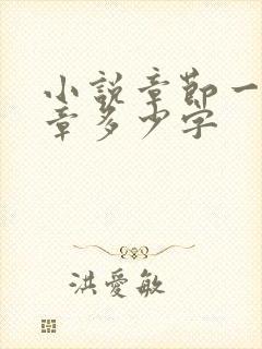 小说章节一般一章多少字