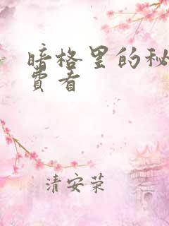 暗格里的秘密免费看