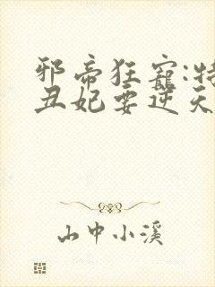 邪帝狂宠:特工丑妃要逆天