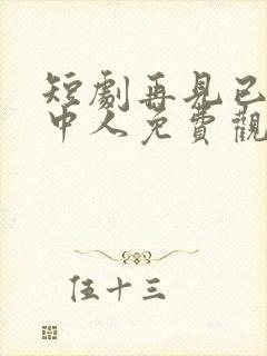 短剧再见已无剧中人免费观看