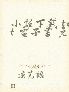 小说下载 txt 电子书 免费下载