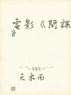 电影《间谍同盟》