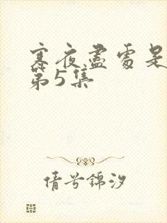 寒夜尽处是卿心第5集