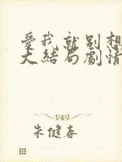 爱我就别想太多大结局剧情