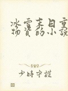 冰雪末日重生囤物资的小说