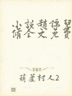 小说赵锦儿秦慕修全文免费阅读免费