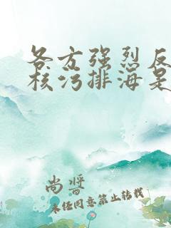 各方强烈反对:核污排海是一种暴行