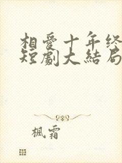 相爱十年终成空短剧大结局