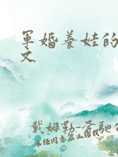 军婚养娃的年代文