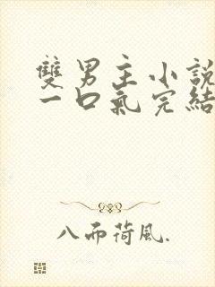 双男主小说推文一口气完结