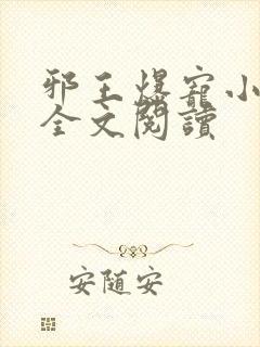 邪王爆宠小辣妃全文阅读