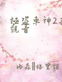 极盗车神2在线观看