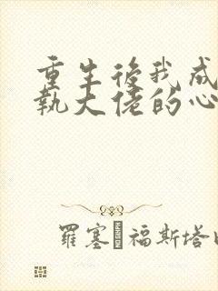 重生后我成了偏执大佬的心上人