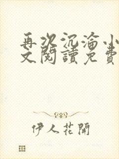 再次沉沦小说全文阅读免费无弹窗