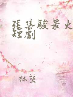 张集骏最火十部短剧