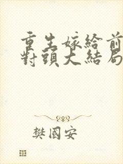 重生嫁给前夫死对头大结局