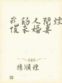 我的人间烟火索俊未婚妻