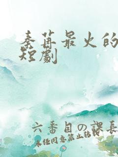 秦苒最火的5部短剧