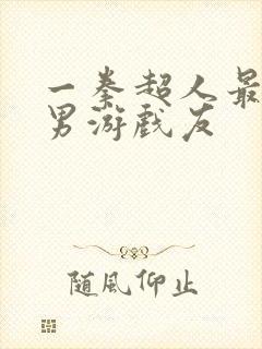 一拳超人最强之男游戏友