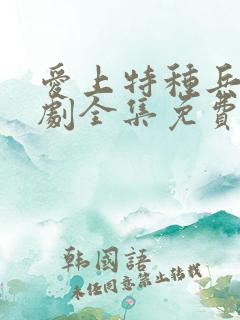 爱上特种兵连续剧全集免费观看