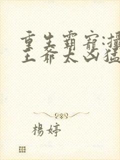 重生霸宠:摄政王爷太凶猛