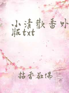 小清欢番外完整版txt