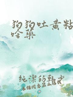 狗狗吐黄粘液吃啥药