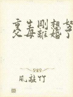 重生刚想努力,父母离婚了在线观看