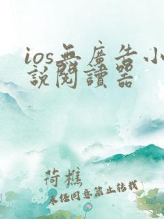 ios无广告小说阅读器