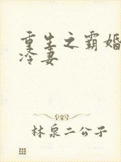 重生之霸婚豪门冷妻