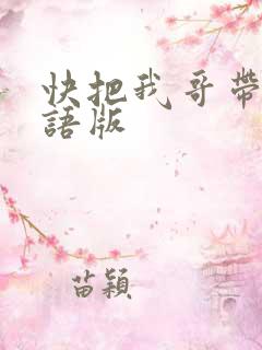 快把我哥带走日语版