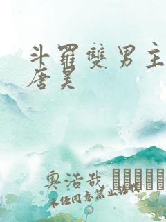 斗罗双男主cp唐昊