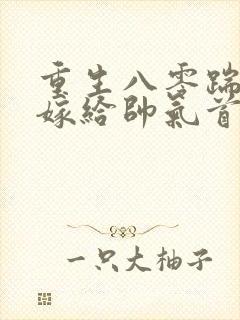 重生八零踹渣后嫁给帅气首长