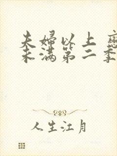 夫妇以上 恋人未满第二季