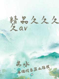 精品久久久久久久av