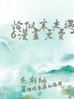 恰似寒光遇骄阳6漫画免费下拉式