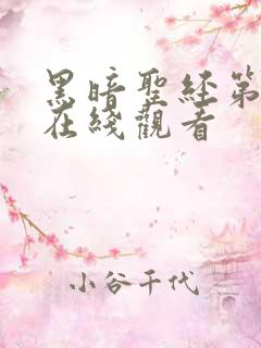 黑暗圣经第一季在线观看