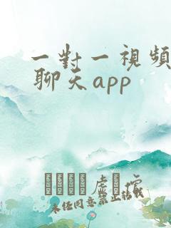 一对一视频聊天 聊天app