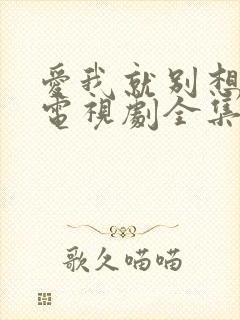 爱我就别想太多电视剧全集完整版